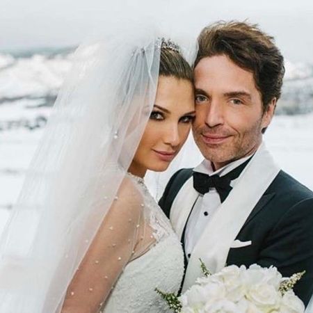 Richard and Daisy in their wedding dress